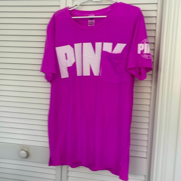 PINK Victoria's Secret Other - Victoria’s Secret pink bright shirt size large
